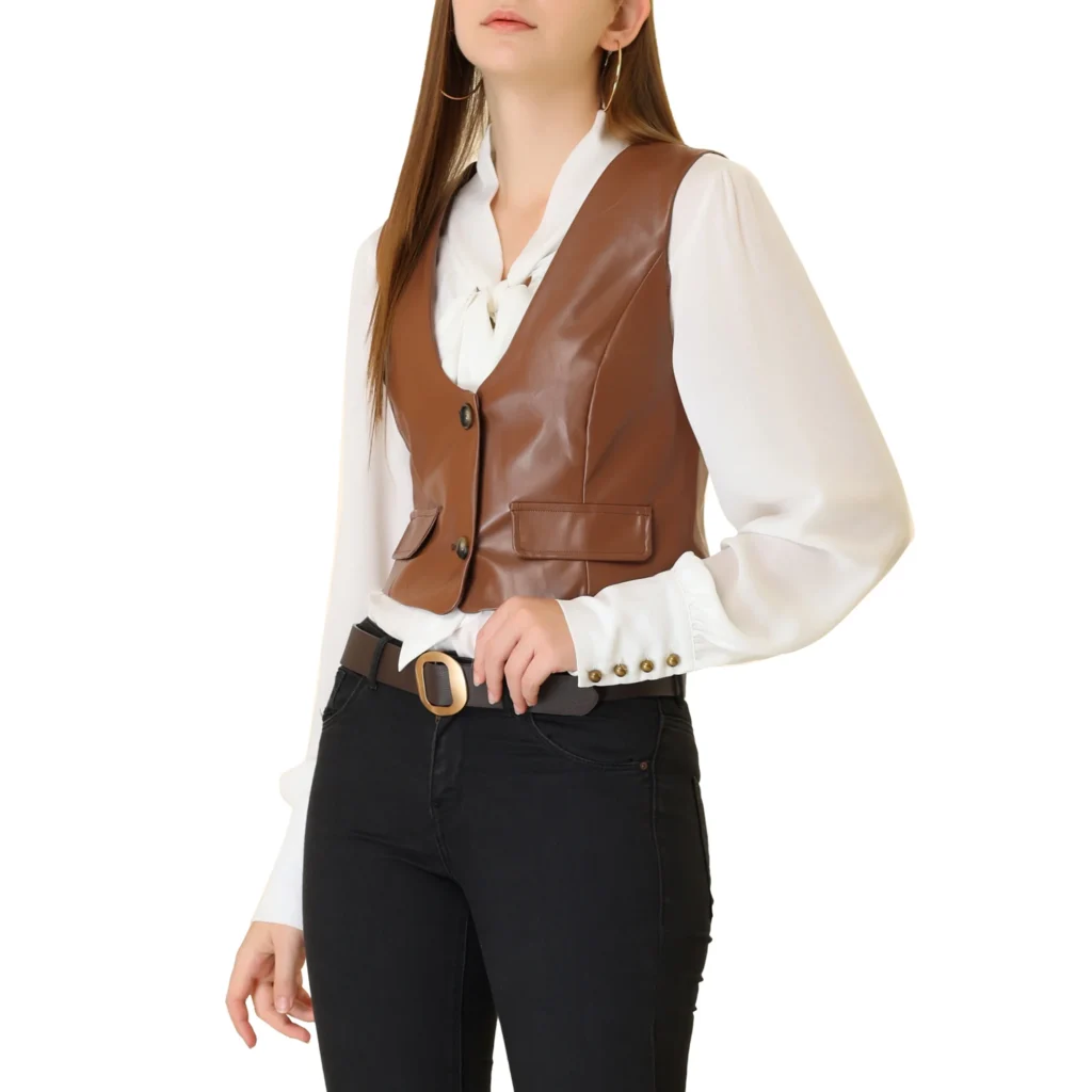 BOLD & BEAUTIFUL LADIES LEATHER VEST